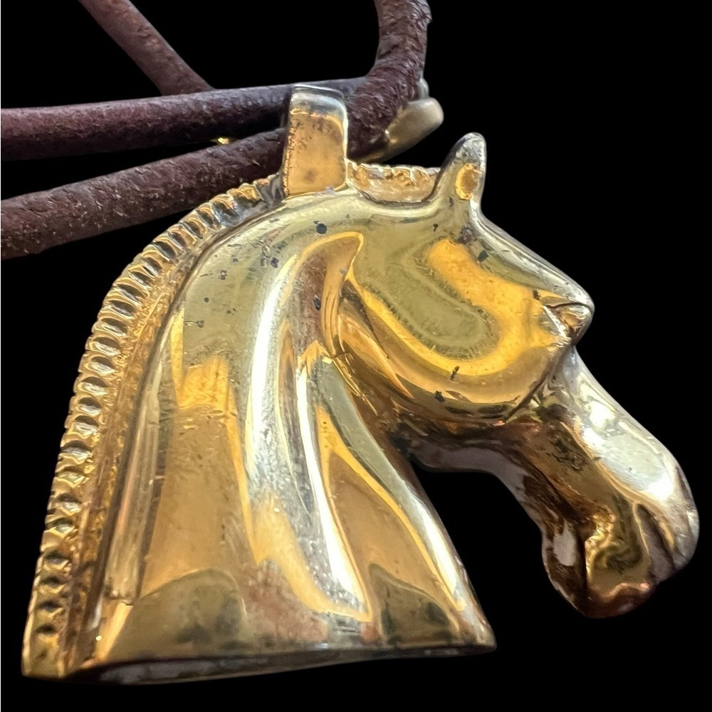 Hermes Bijouterie Fantaisie Horse necklace - Picture 3 of 7